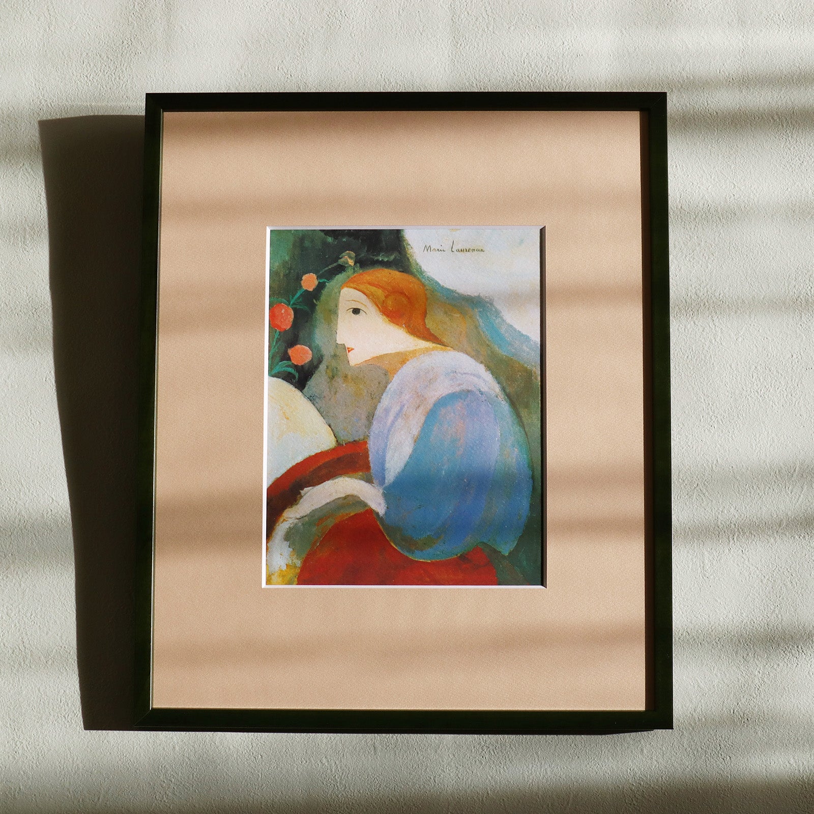 【免税】MARIE　LAURENCIN 、マリー・ローランサン、アポリネールとその友人たち、大判、額装用画集より、新品額装付、状態良好 送料無料、yoshi 人物画