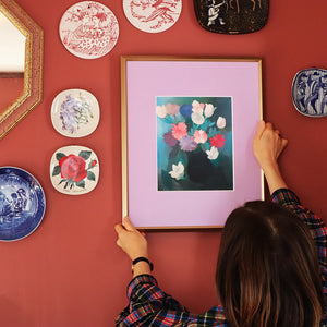 マリー・ローランサン 「花束 1926年」アートポスター（フレーム付き）絵画・名画［額入り］ 0