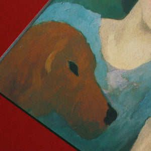 マリー・ローランサン 「デュヴィーン家出のフローランス・ジャンペルの肖像」アートポスター（フレーム付き）絵画・名画［額入り］4