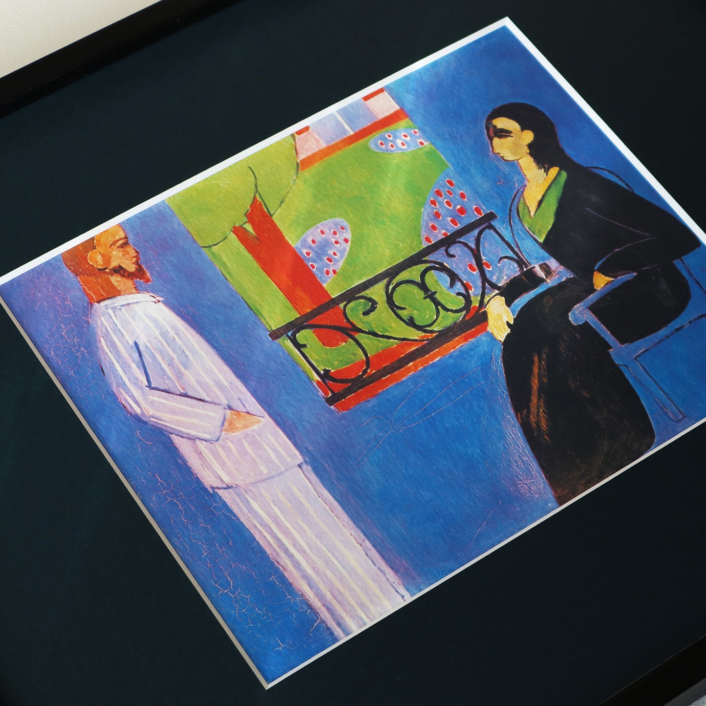 アンリ・マティス 「会話」アートポスター（フレーム付き） / Henri Matisse “Conversation” Art Frame