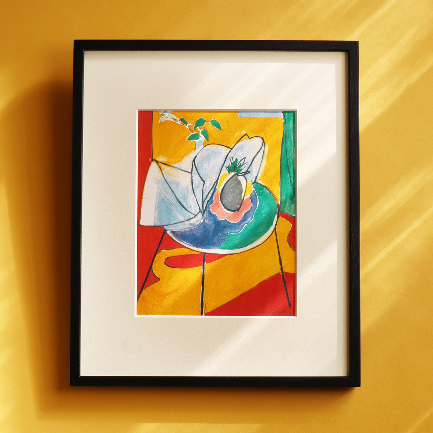 アンリ・マティス 「パイナップル」アートポスター（フレーム付き） / Henri Matisse “L’Ananas” Art Frame