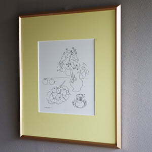 アンリ・マティス 「線画 1941年。“テーマとバリエーション 1943年デッサン”より」アートポスター（フレーム付き）絵画・名画［額入り］5