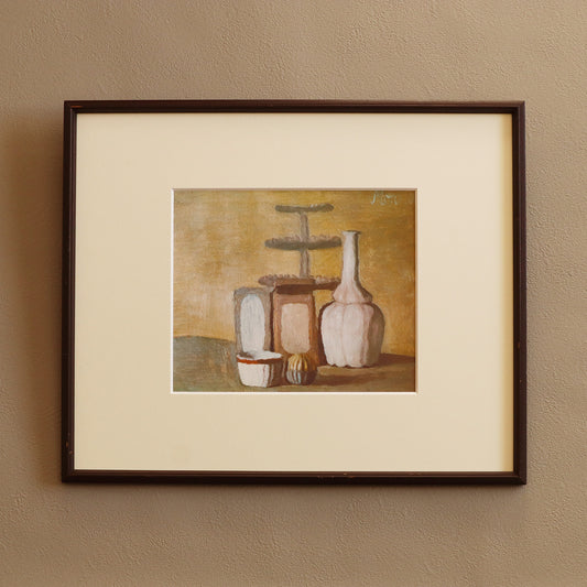 ジョルジョ・モランディ 「静物 1948」アートポスター（フレーム付き） / Giorgio Morandi “Still Life 1948” Art Frame